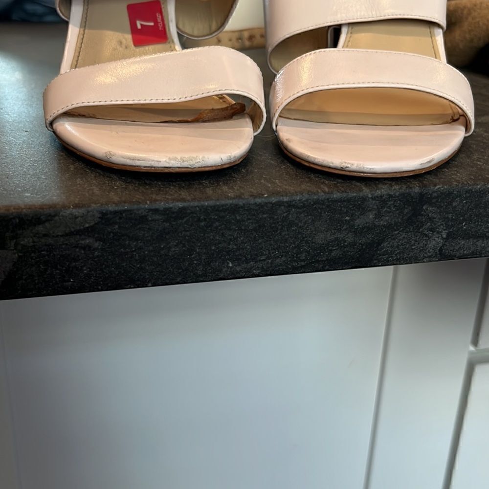 Coach Tan Block Heels - Picture 4 of 8